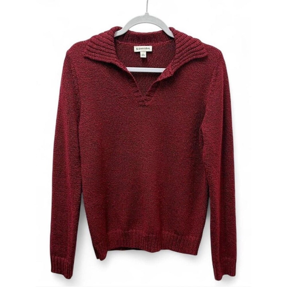 90s Style Collared Knit Sweater M Rory Gilmore Grandpacore Preppy Academia